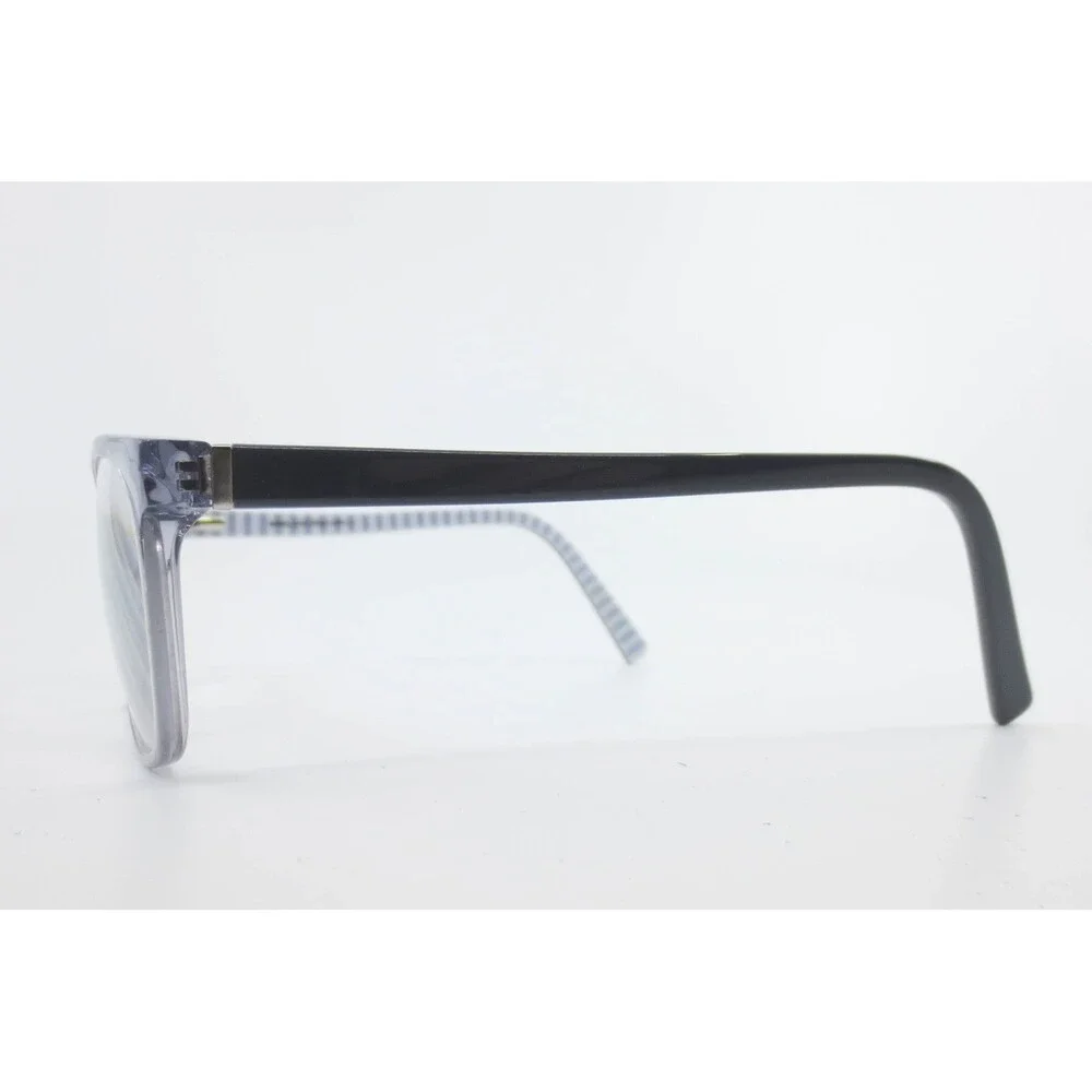 Kirkland Signature Natalie CRYGY Gray Black Striped Eyeglass Frames 51-18-140